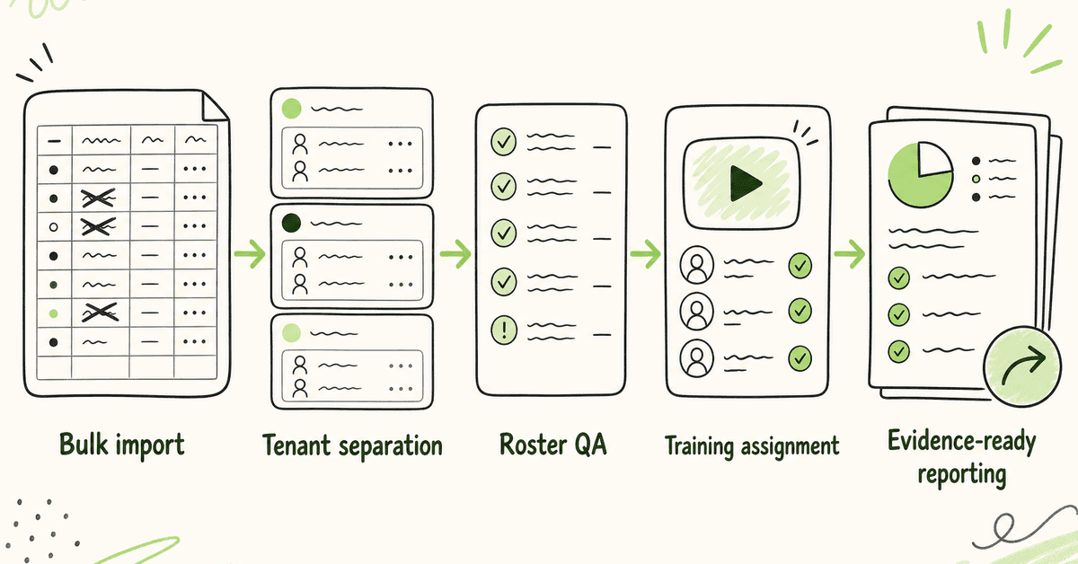 Bulk import users to a multi-tenant training platform: an MSP guide