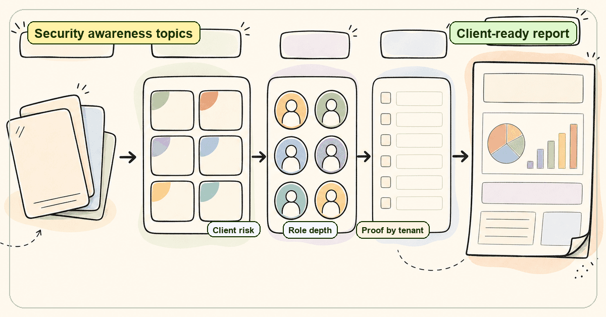 Security awareness topics for MSPs: risk-based list